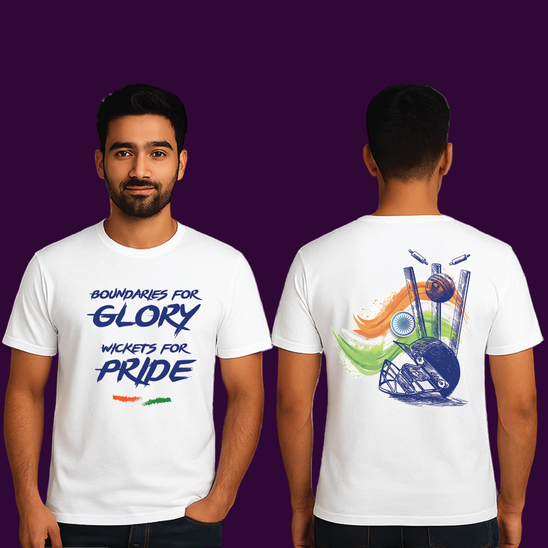 Wickets for Pride, T-Shirt, 100% Cotton